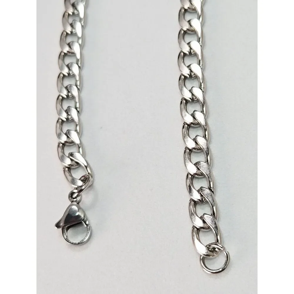 Chunky Curb Chain Bracelet 7mm 8.5